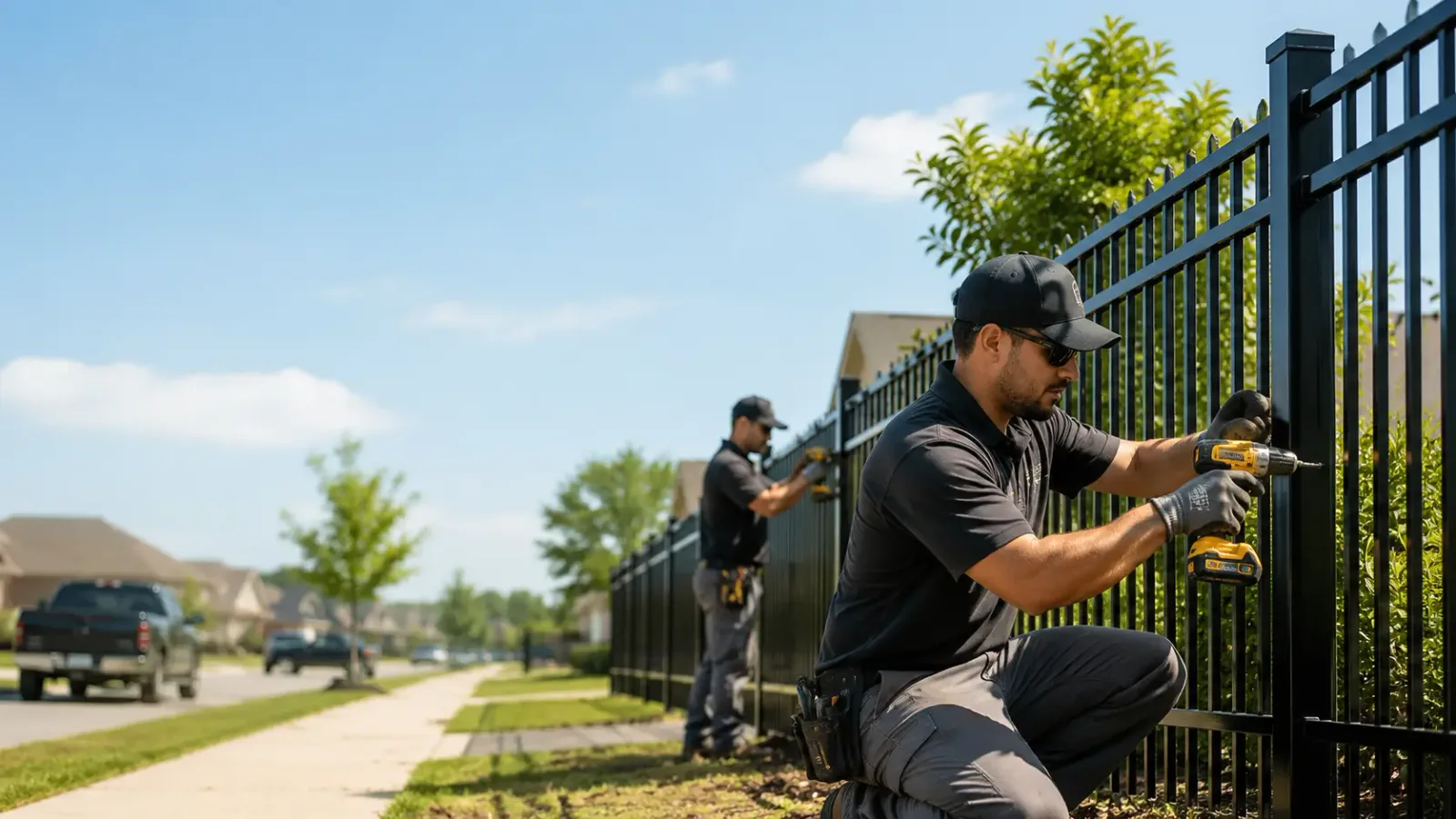 Metal Fence Installation in Graham, KY
